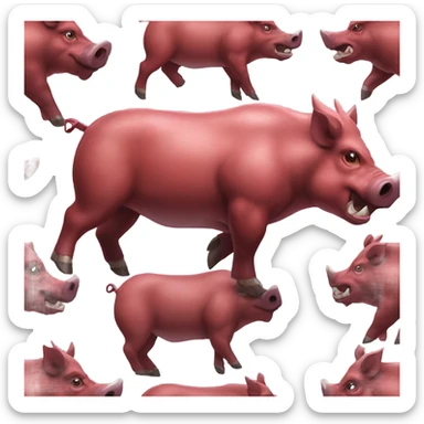 Arkansas Razorback tough  sticker