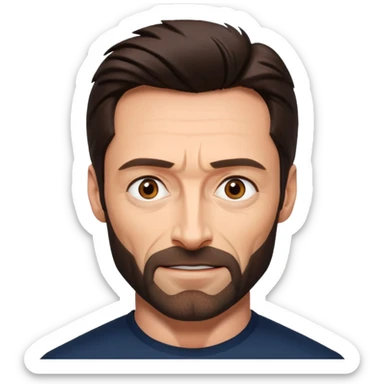hugh jackman sticker