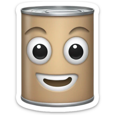 an open can of tuna  sticker