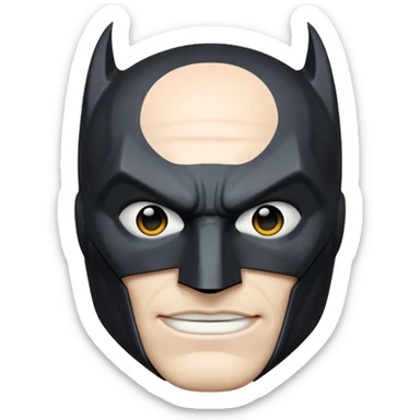 Batman beyaz tenli sticker