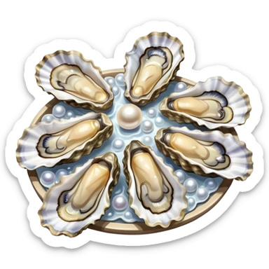 a dozen oysters  sticker
