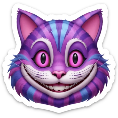 Cheshire Cat from Alice in Wonderland sticker