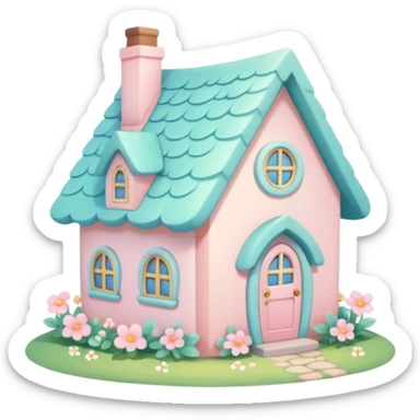 Cute kawaii gorgeous pretty pastel beautiful fairycore cottagecore detailed high quality trending aesthetic decoration object  sticker