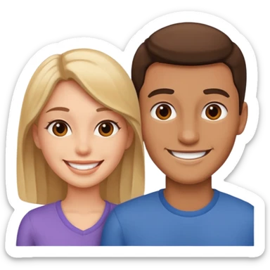 Me and my wife sticker