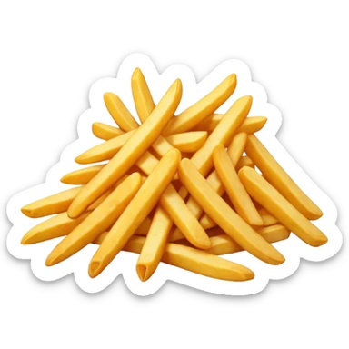 patatine fritte (giallo) sticker