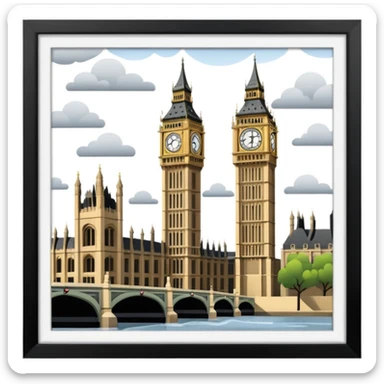 big ben london sticker