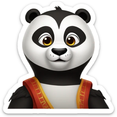 Kungfu panda sticker