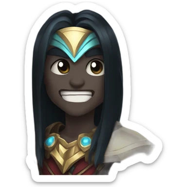 Kayn from league of legends sticker
