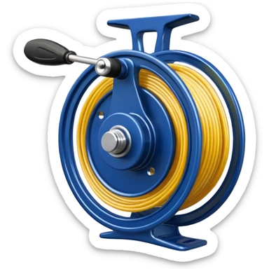 fishing line reel sticker