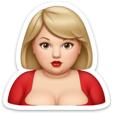 Taylor swift obesity  bigger bigger bigest sticker