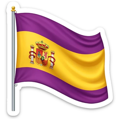 Bandera republicana española sticker