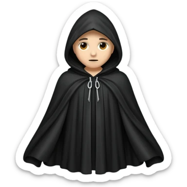 Hooded Cloak sticker