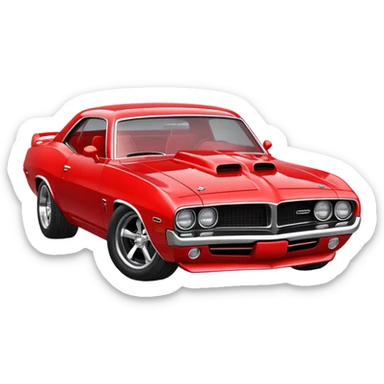 Hell cat car emoji sticker