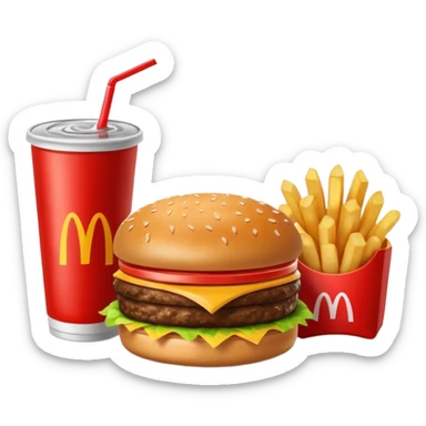 McDonald’s meal  sticker