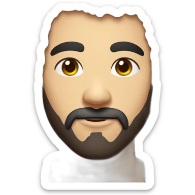 balkan looking big gay turkysh decent hairy black short hair sticker