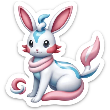 Milotic-Sylveon-Primarina-Bunny-Pokémon full body sticker