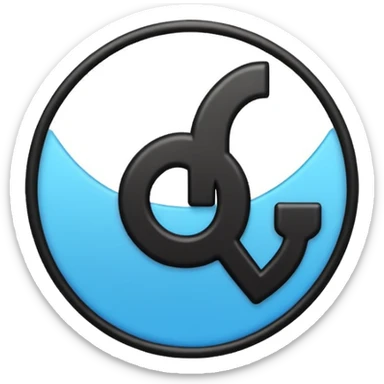 Emoji sem ser de rosto apenas um circulo azul tipo esse 🔵 e no meio um sinal de certo da cor preta assim ✔️ sticker