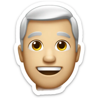 extremely satisfied groan face sticker