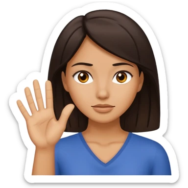 Woman Gesturing No sticker