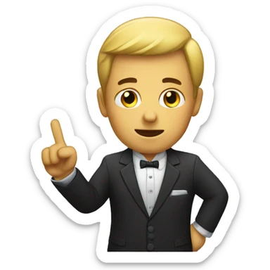 dealer saying no with finger sticker