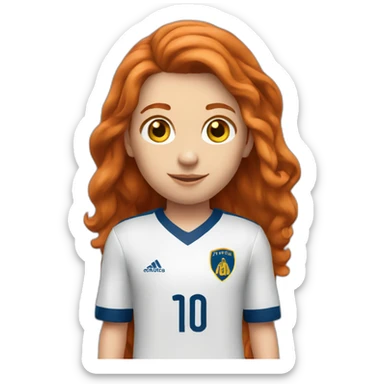 young-redhead-soccer-player-boca-jrs-jersey sticker