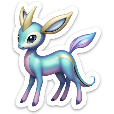 Meloetta-Cresselia-Palkia-Fakémon-creature-hybrid sticker