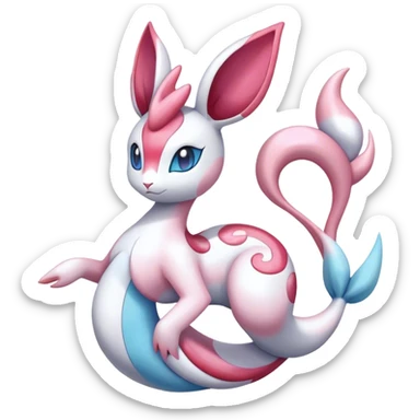 Milotic-Sylveon-Primarina-Pokémon full body sticker