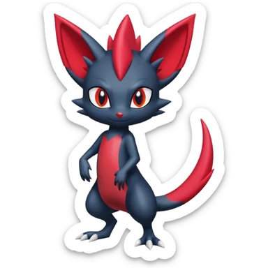  Weavile-Sneasel-hybrid (Full body) sticker