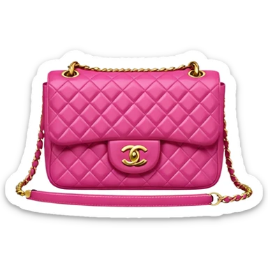 pink chanel mini 25 sticker