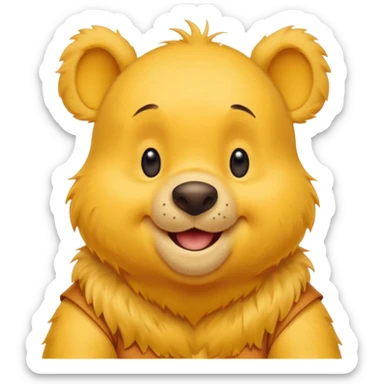 Cute Winnie the pooh sticker