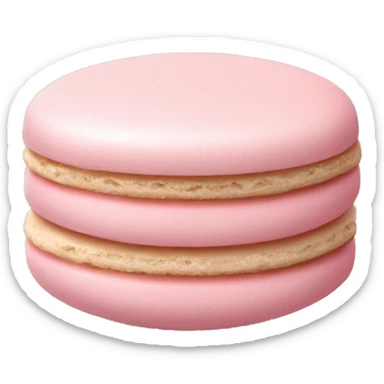 Light pink macaron sticker
