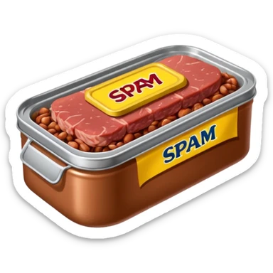 SPAM MEAT CRICKET sticker