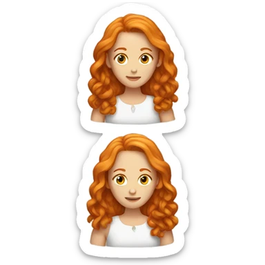 Ginger info girl sticker