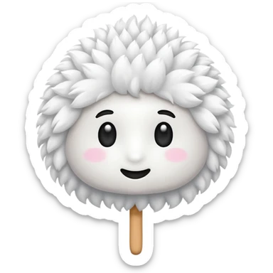 A q-tip with no face, just an object sticker