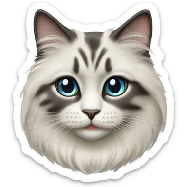 Neva Masquerade Cat sticker