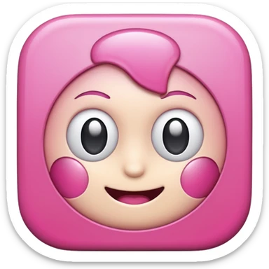 zoom app for meeting pink icon sticker