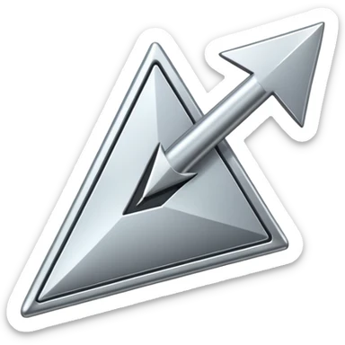 upward arrow with upgrade symbol sticker