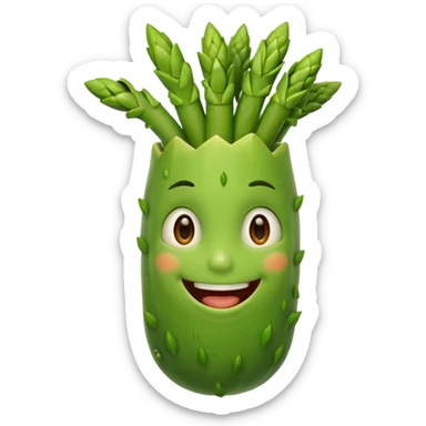 Junior Asparagus from VeggieTales sticker
