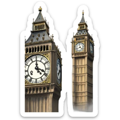 big ben london sticker