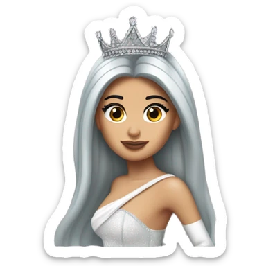 Kylie Jenner as a princess sticker