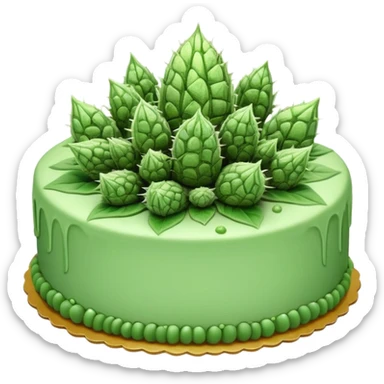 Los Angeles Kush cake sticker
