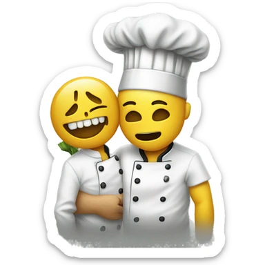 Chefs Kiss with a skull emoji instead of the yellow face sticker