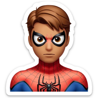 Spider man from marvels spider man 2 for ps5 sticker