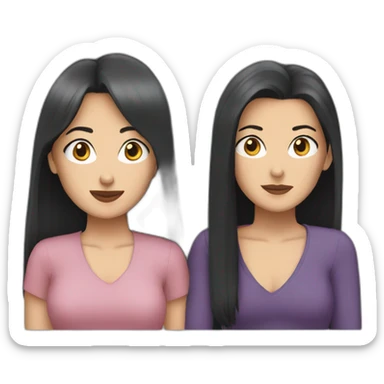 daria and kristina sticker