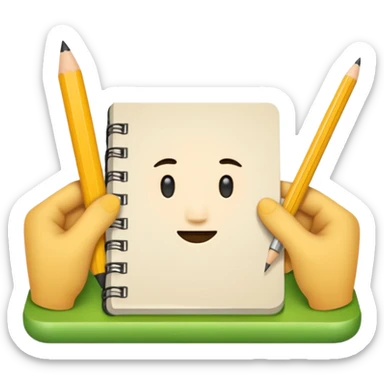 Écrire JUL avec deux mains collés  sticker