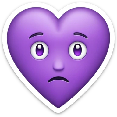 purple heartbroken emoji sticker
