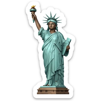 statue of liberty sticker