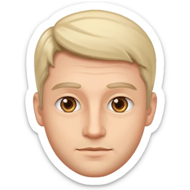 european man sticker