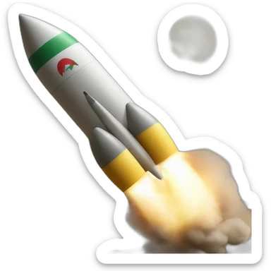 Missiles on Gaza sticker
