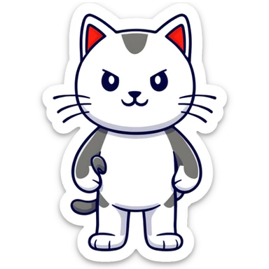 Roblox cat sticker